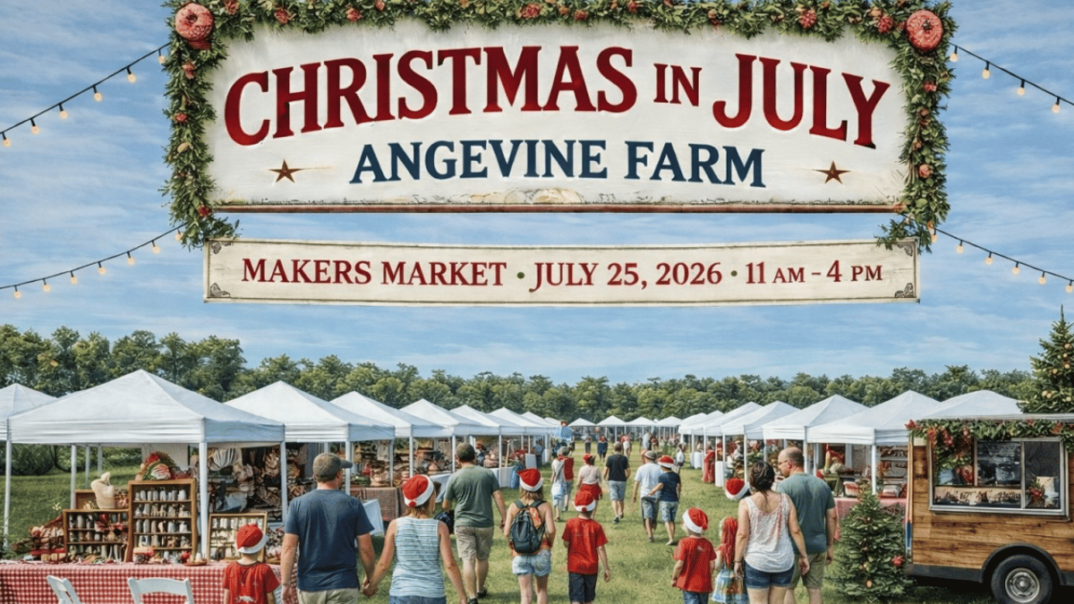 Christmas in July Makers Market at Angevine Farm