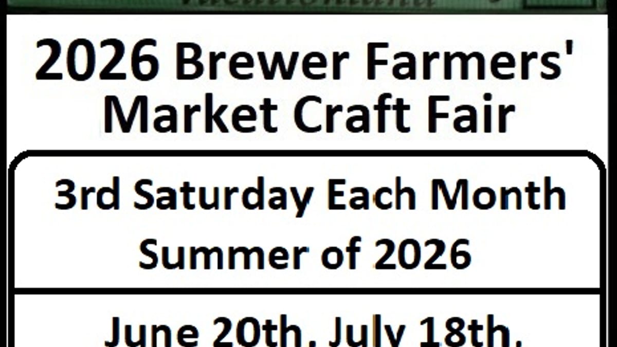 Brewer Fall Farmers Market Craft Fair