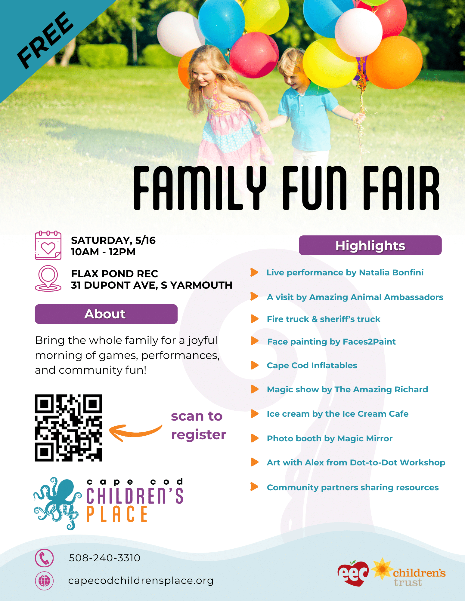 Family Fun Fair at Flax Pond Recreation Area 2026