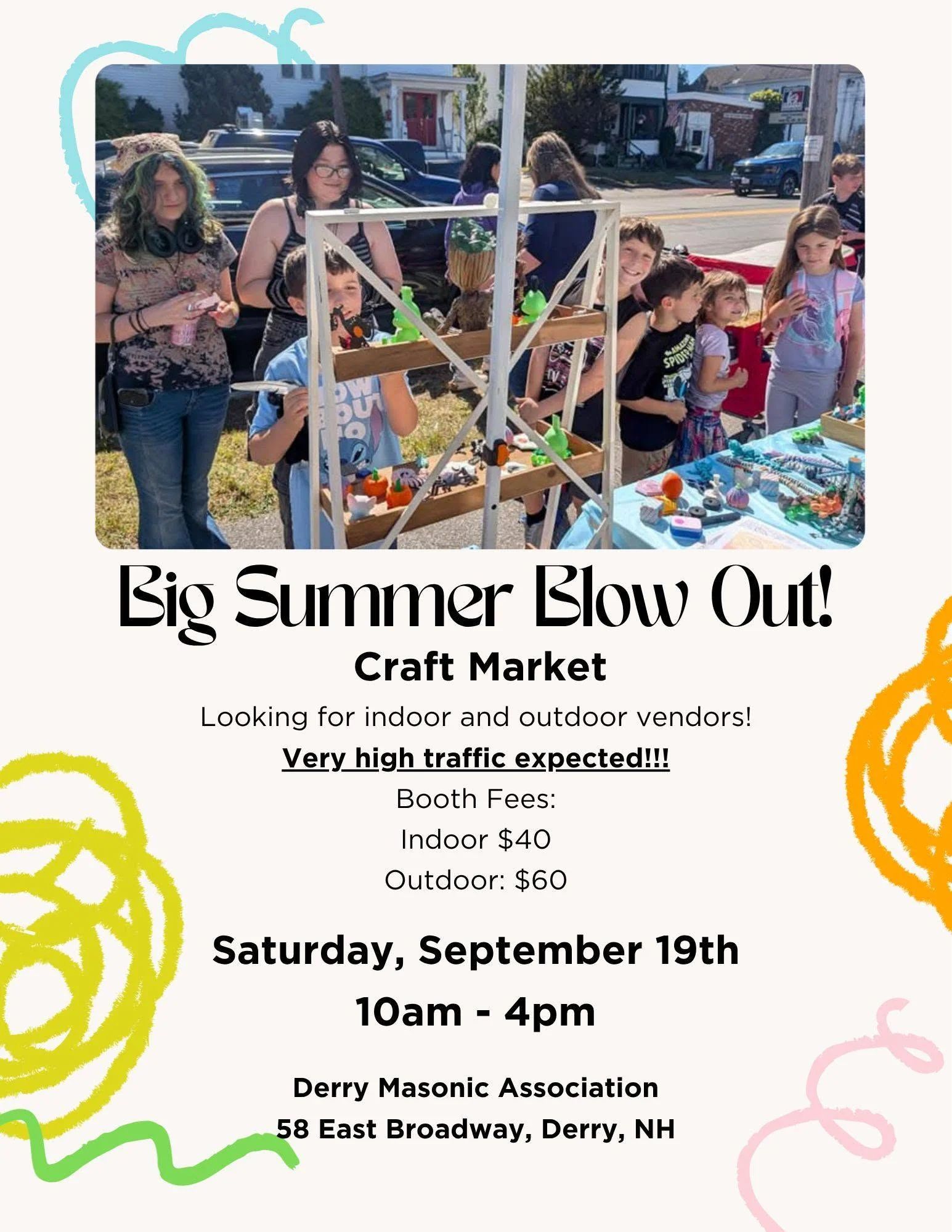 Big Summer Blow Out! Craft Market