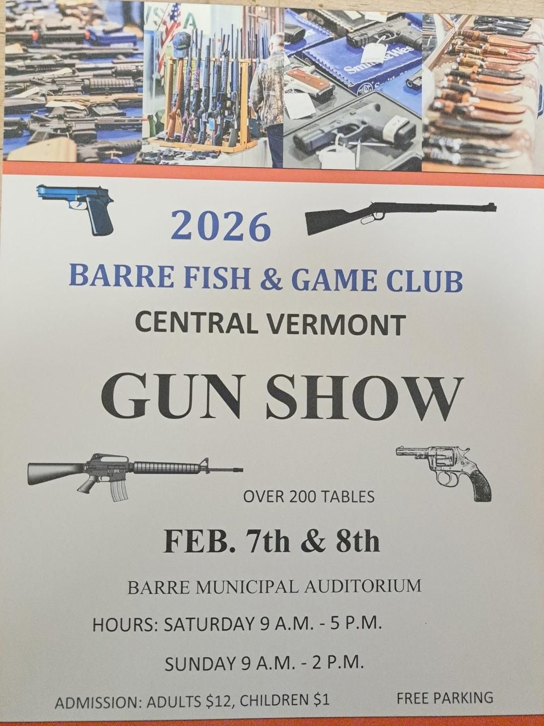 Central Vermont Gun Show