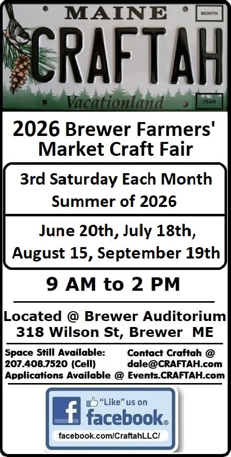 Brewer Fall Farmers Market Craft Fair 2026