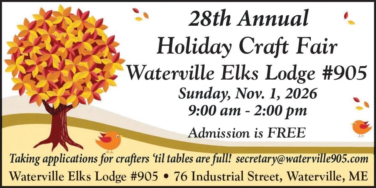 Waterville Elks Lodge #905 28th Annual Craft Fair 2026