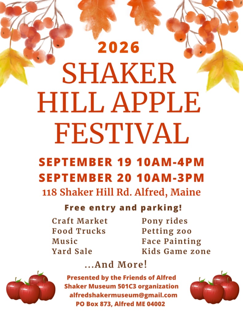 Shaker Hill Apple Festival 2026
