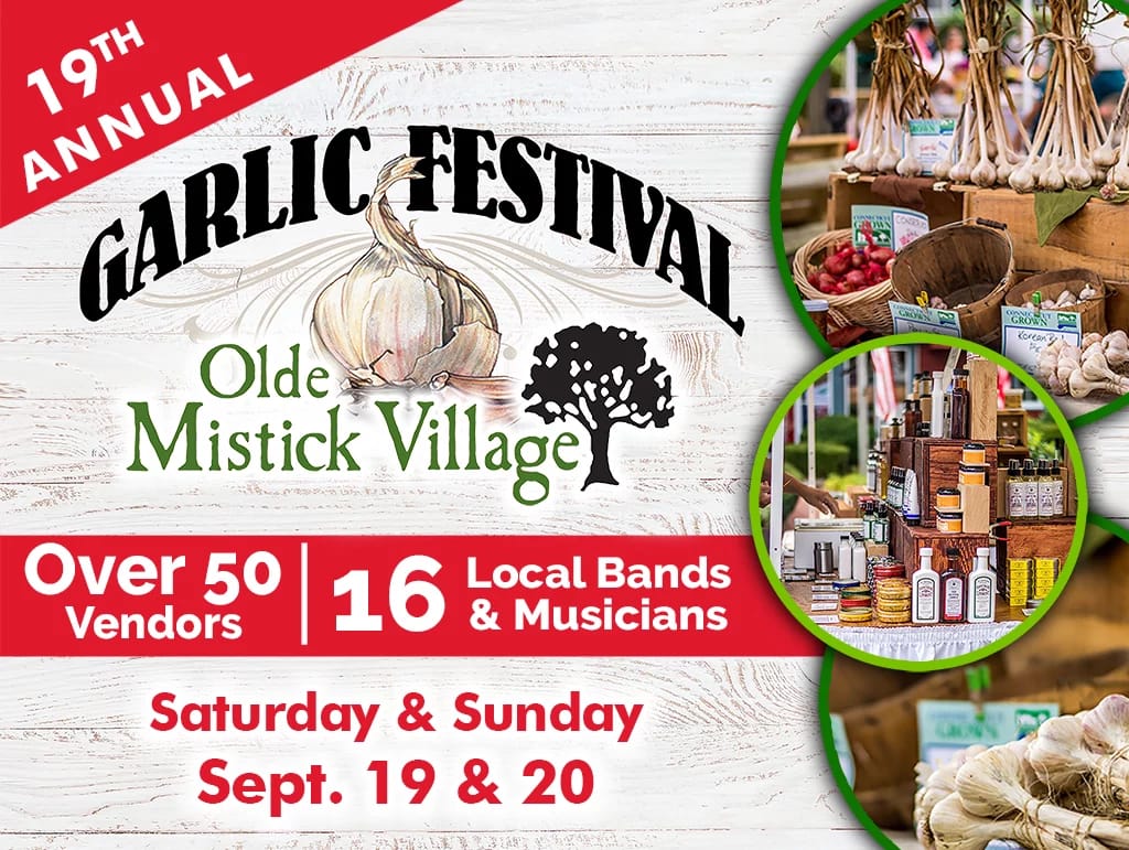 Olde Mistick Village Garlic Festival 2026