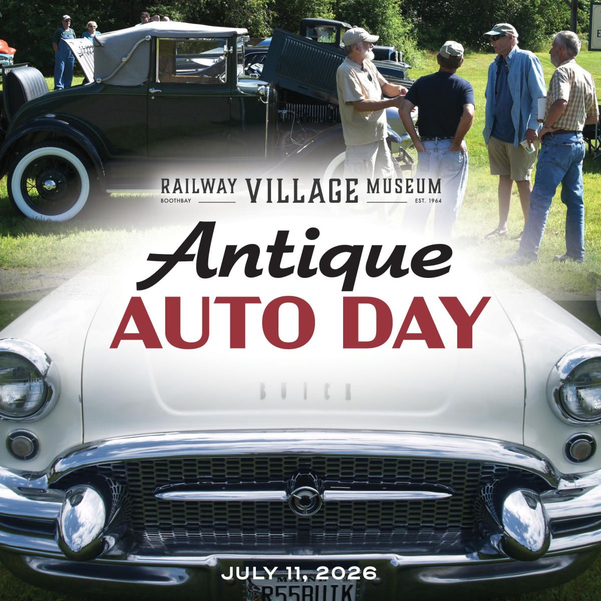 Antique Auto Day at Boothbay Railway Village