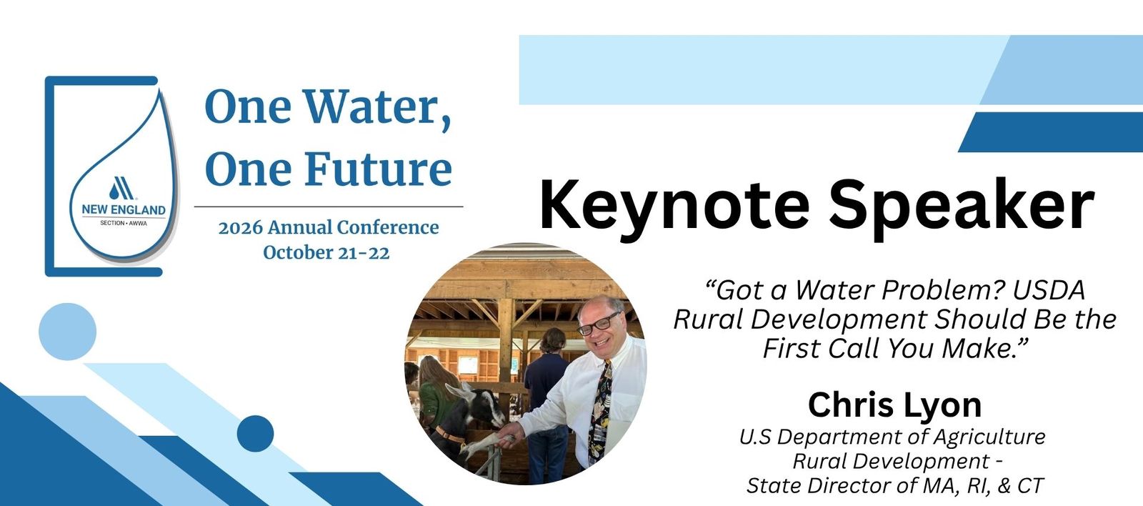 New England Section AWWA Annual Conference 2026: One Water, One Future