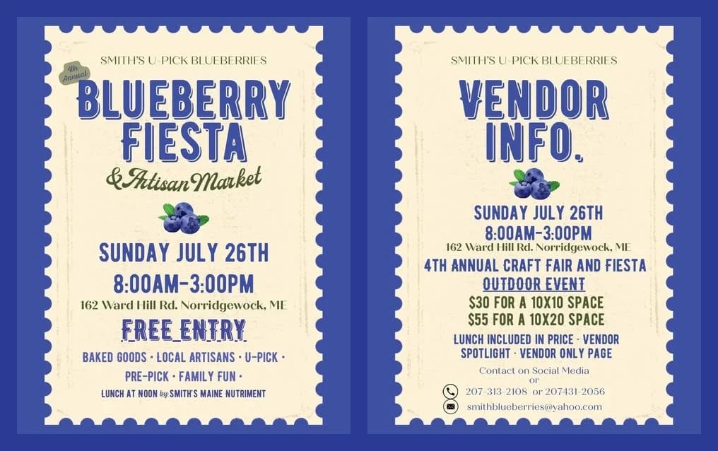 Blueberry Fiesta and Artisan Market