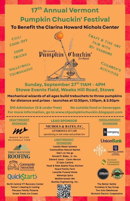 Vermont Pumpkin Chuckin' Festival 2026