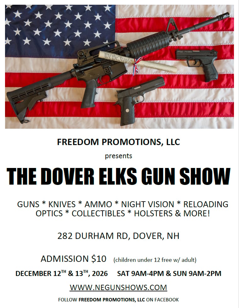 Dover Elks Gun Show 2026
