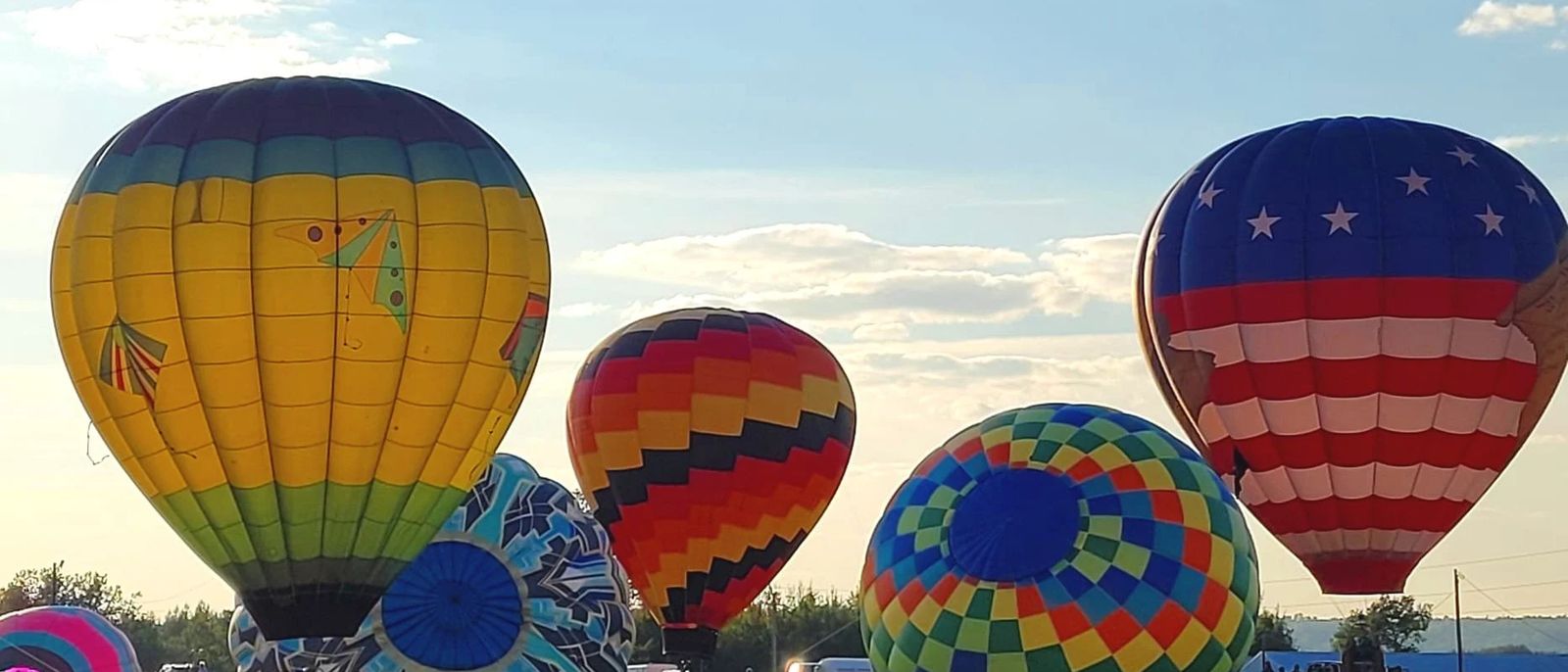 Crown of Maine Balloon Fest banner