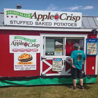 Homemade Apple Crisp & Stuffed Baked Potatoes logo