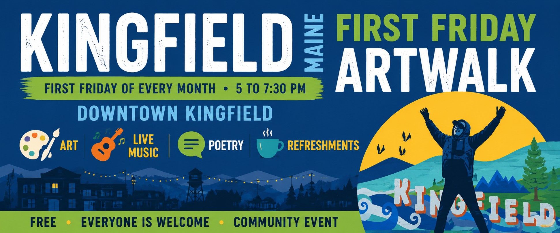 Photo of Kingfield First Friday ArtWalk 2026 event