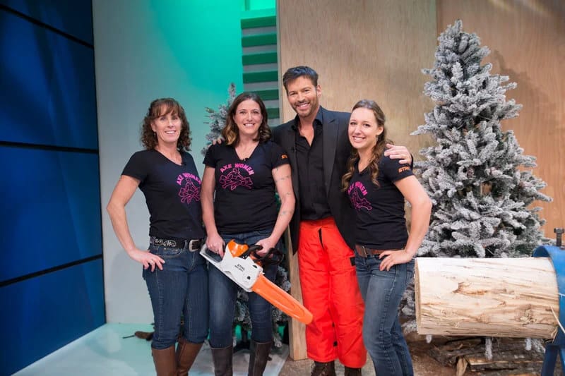 Axe Women Loggers of Maine