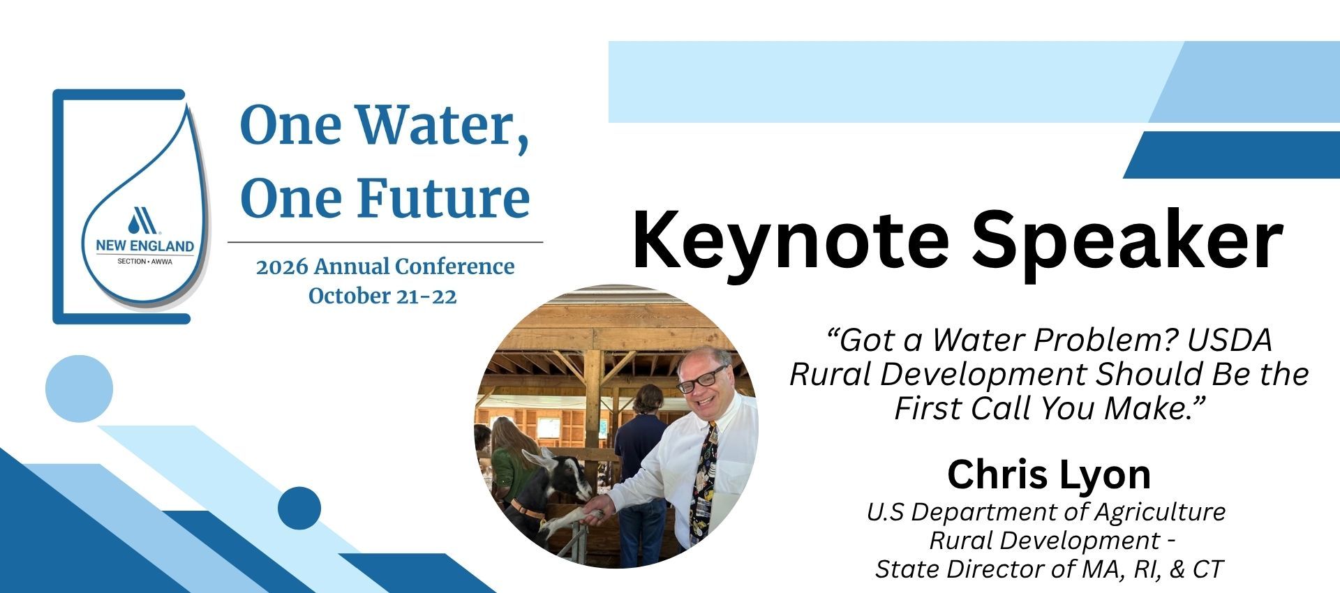 New England Section AWWA Annual Conference 2026: One Water, One Future