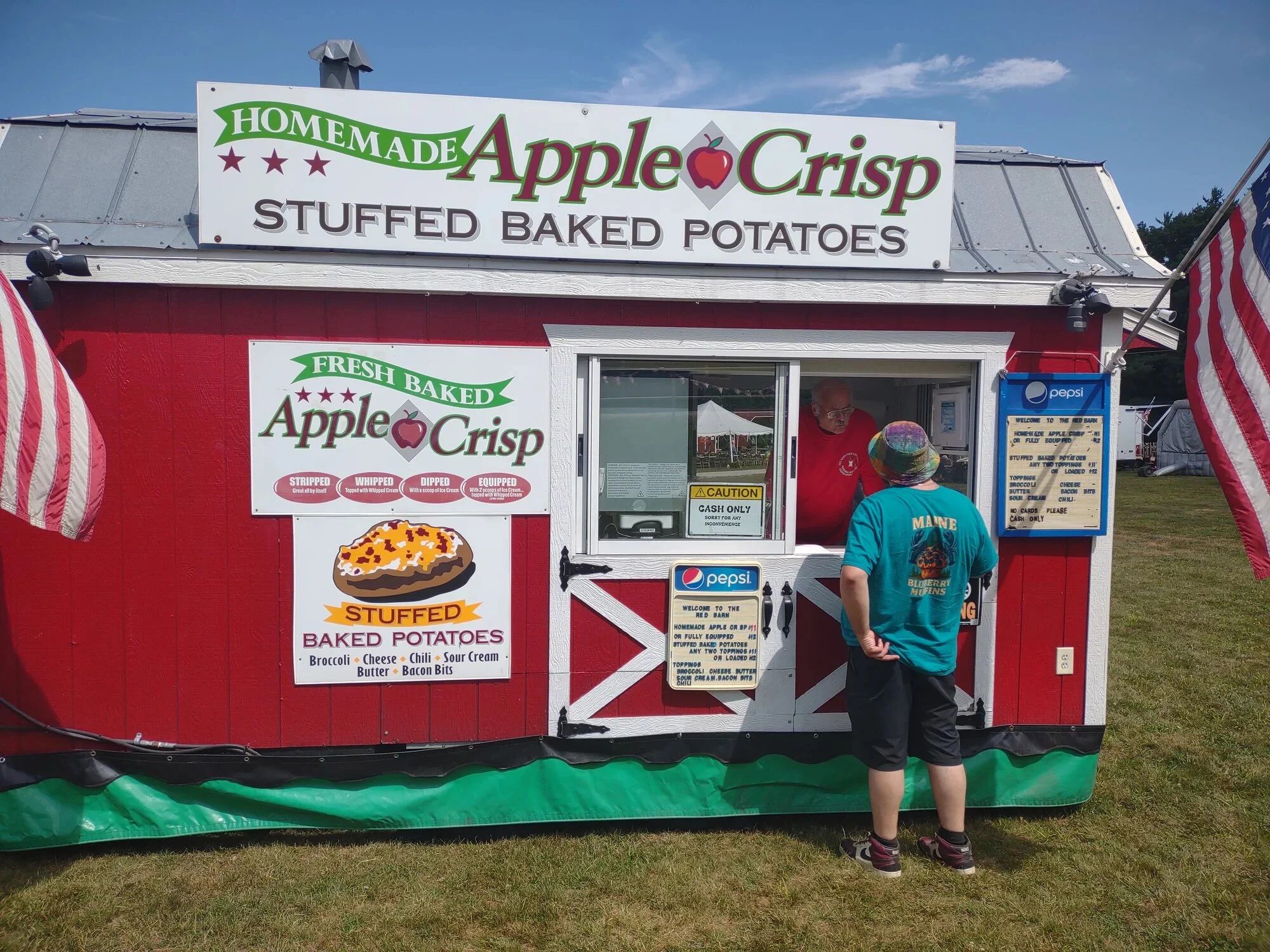 Homemade Apple Crisp & Stuffed Baked Potatoes logo
