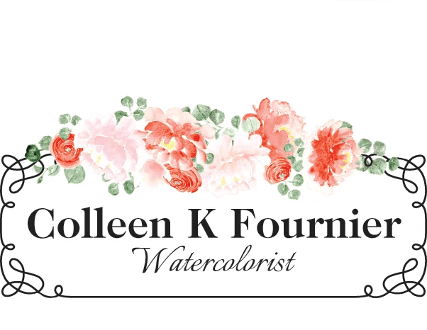 Colleen K Fournier Watercolorist logo