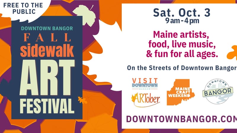 Photo of Downtown Bangor Fall Sidewalk Art Festival 2026 event