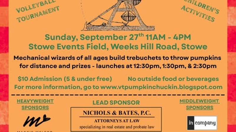 Photo of Vermont Pumpkin Chuckin' Festival 2026 event