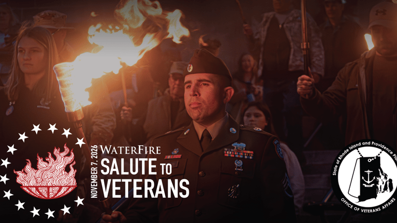 Photo of WaterFire Providence — Full Lighting: 14th Annual Salute to Veterans (November 7, 2026) event